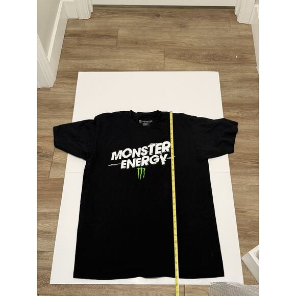 Mens Size XL Monster Energy Shirt Black Short Sleeve Graphic Tee - Picture 4 of 7